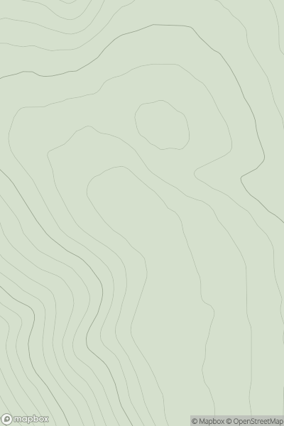 Thumbnail image for Brown Muir showing contour plot for surrounding peak