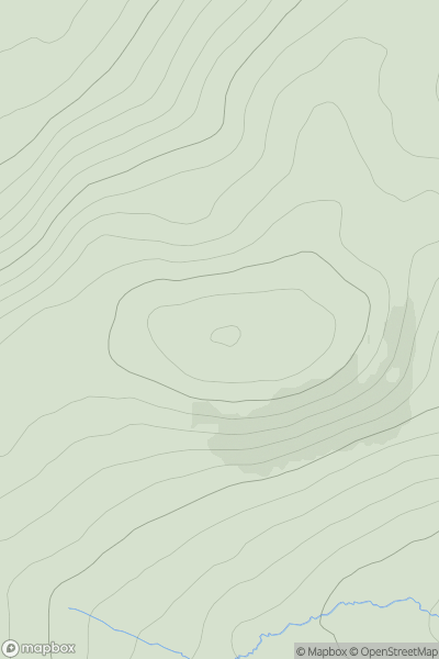 Thumbnail image for An Creagan showing contour plot for surrounding peak