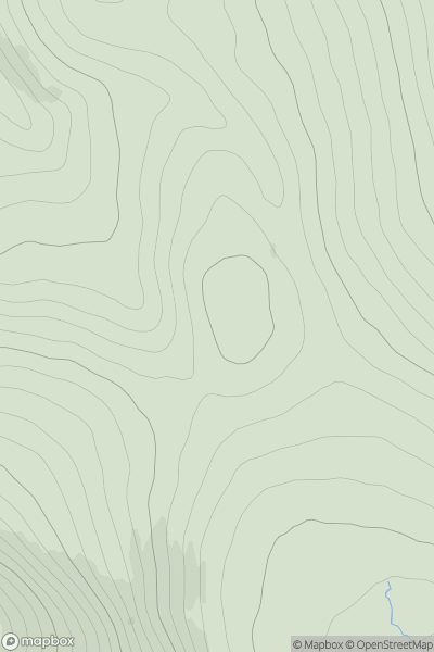 Thumbnail image for Carn a' Bhacain NE Top showing contour plot for surrounding peak