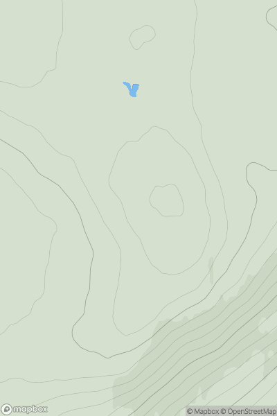 Thumbnail image for Carn Loisgte showing contour plot for surrounding peak