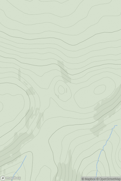 Thumbnail image for Cnapan a' Choire Odhair Mhoir showing contour plot for surrounding peak