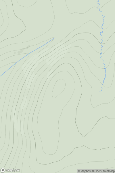 Thumbnail image for Carn Dubh Mor showing contour plot for surrounding peak
