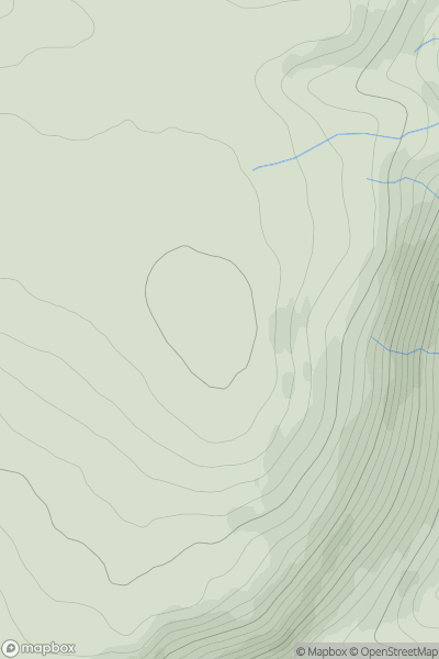 Thumbnail image for Cairn Kincraig showing contour plot for surrounding peak