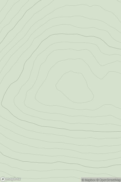 Thumbnail image for Beinn Bhuidhe Mhor showing contour plot for surrounding peak