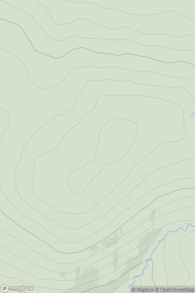 Thumbnail image for Carn Torr Mheadhoin showing contour plot for surrounding peak