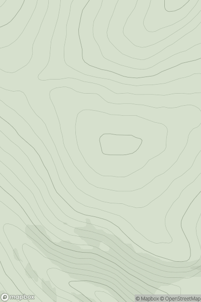 Thumbnail image for Carn an Fhradhairc showing contour plot for surrounding peak