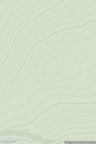 Thumbnail image for Carn Gharbh-baid showing contour plot for surrounding peak