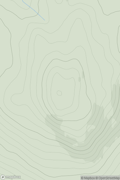 Thumbnail image for Cam Sgriob showing contour plot for surrounding peak