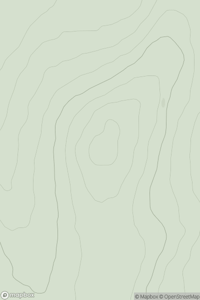 Thumbnail image for Carn Odhar na Criche North Top showing contour plot for surrounding peak