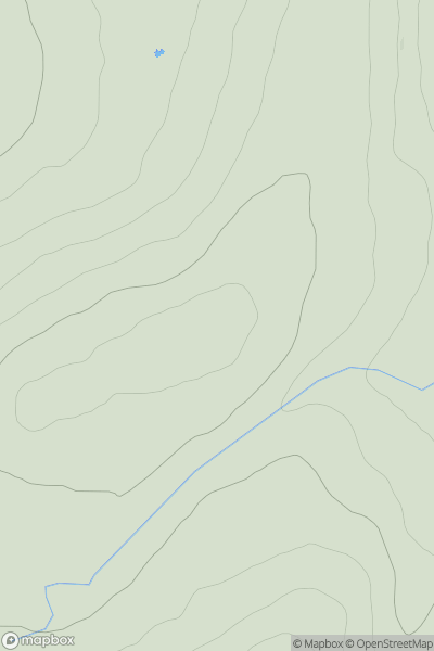 Thumbnail image for Sreang Glas a' Chuill showing contour plot for surrounding peak