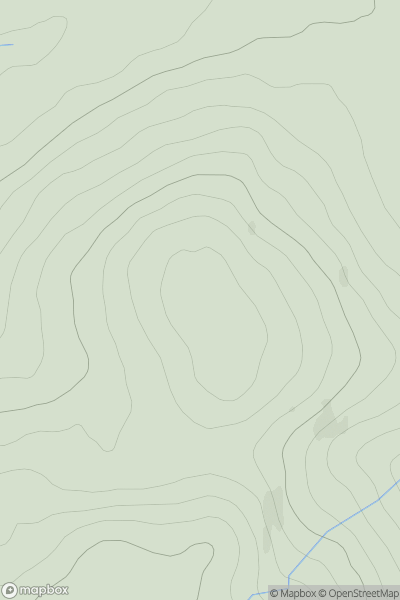 Thumbnail image for Carn a' Choire Sheilich showing contour plot for surrounding peak