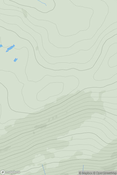 Thumbnail image for Carn a' Choire Ghlaise showing contour plot for surrounding peak