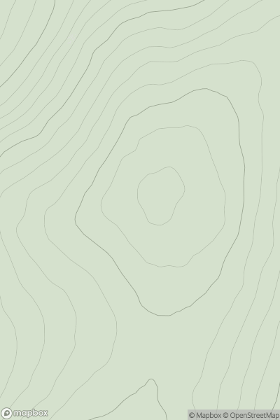 Thumbnail image for Carn Sleamhuinn showing contour plot for surrounding peak