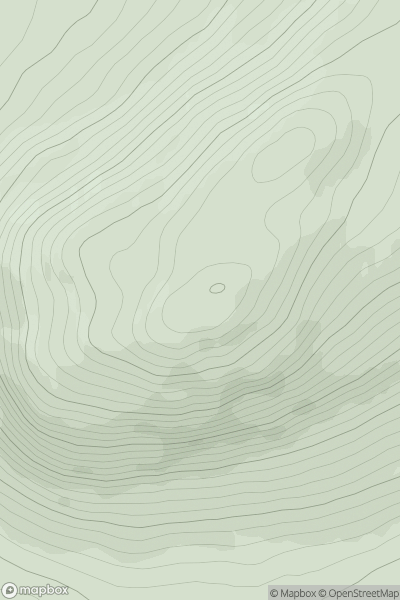 Thumbnail image for Meall an Domhnaich showing contour plot for surrounding peak