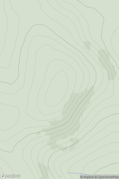 Thumbnail image for Carn na Lair showing contour plot for surrounding peak