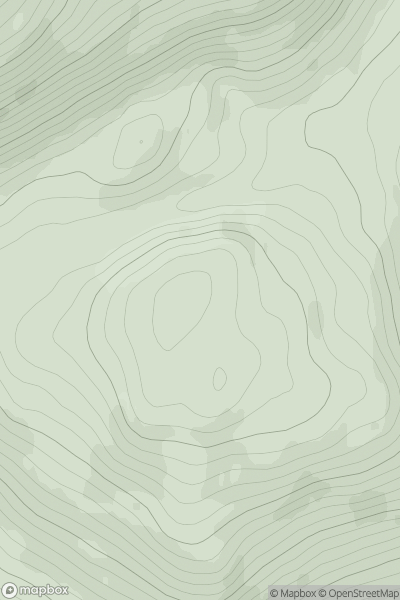 Thumbnail image for Creag nan Abhag showing contour plot for surrounding peak