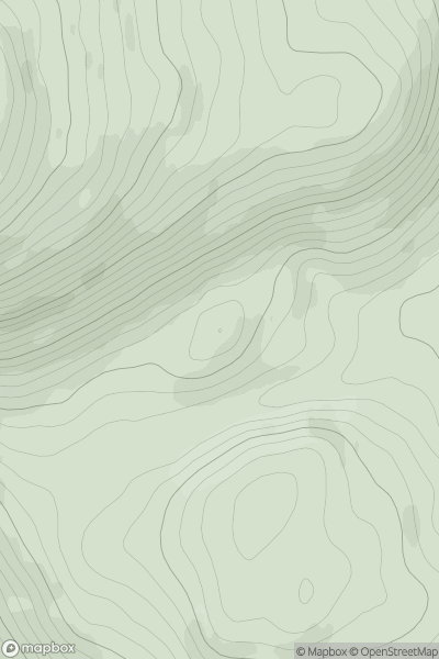 Thumbnail image for Glac a' Chaise showing contour plot for surrounding peak