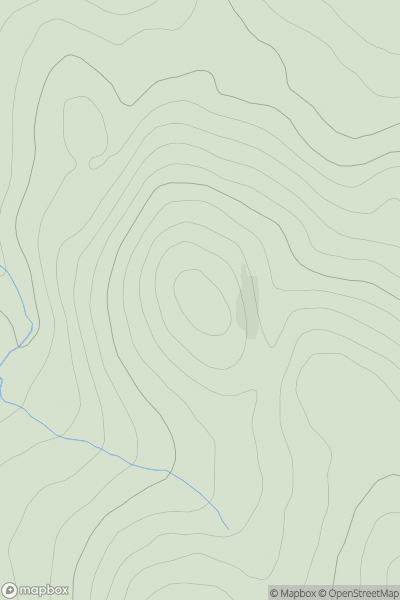 Thumbnail image for Carn na Glaic Fhluich showing contour plot for surrounding peak