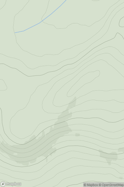 Thumbnail image for Carn na Seanalaich showing contour plot for surrounding peak