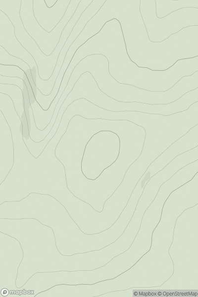 Thumbnail image for Meall a' Bhothain showing contour plot for surrounding peak