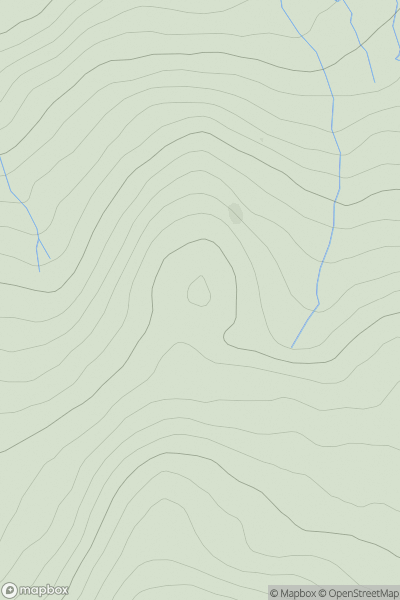Thumbnail image for Carn Banchor showing contour plot for surrounding peak