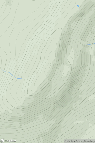 Thumbnail image for Gairbeinn showing contour plot for surrounding peak