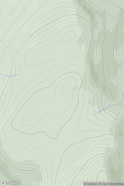 Thumbnail image for Sgurr an Fhithich showing contour plot for surrounding peak