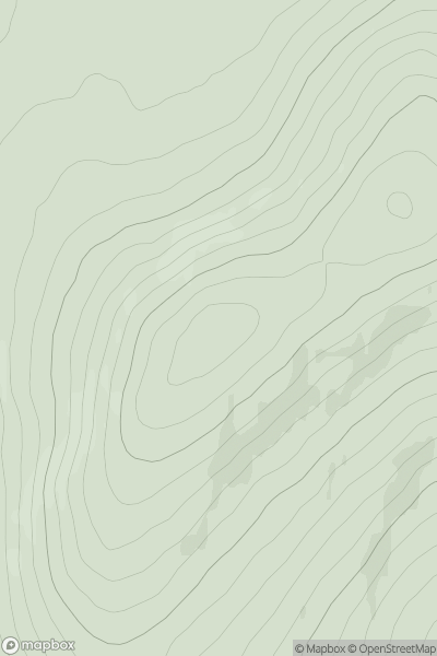 Thumbnail image for Carn an Fhreiceadain showing contour plot for surrounding peak