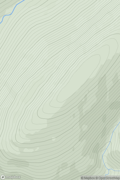 Thumbnail image for Beith Og showing contour plot for surrounding peak