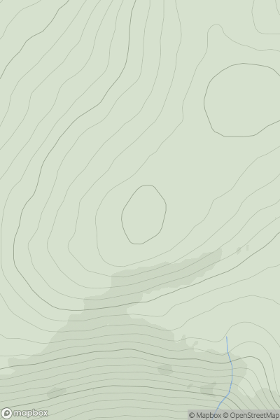 Thumbnail image for Meall na h-Aisre showing contour plot for surrounding peak