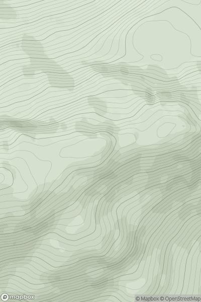 Thumbnail image for Druim Fada East Top showing contour plot for surrounding peak