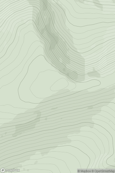 Thumbnail image for Marg na Craige showing contour plot for surrounding peak