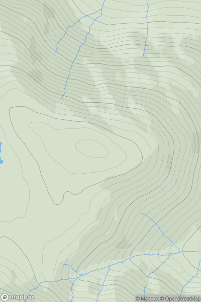 Thumbnail image for Maol Disnich showing contour plot for surrounding peak