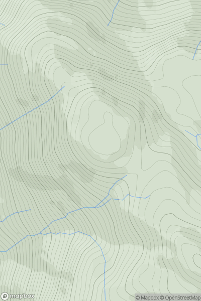 Thumbnail image for Carn Mairi showing contour plot for surrounding peak