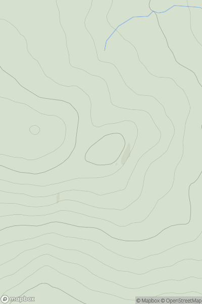 Thumbnail image for Carn Mhic Raonuill showing contour plot for surrounding peak