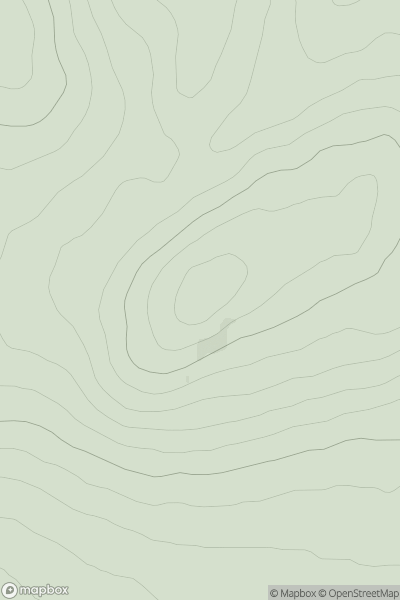 Thumbnail image for Carn Easgann Bana showing contour plot for surrounding peak