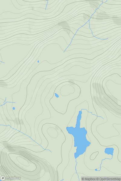 Thumbnail image for Carn Loch Bhuic Mhoir showing contour plot for surrounding peak