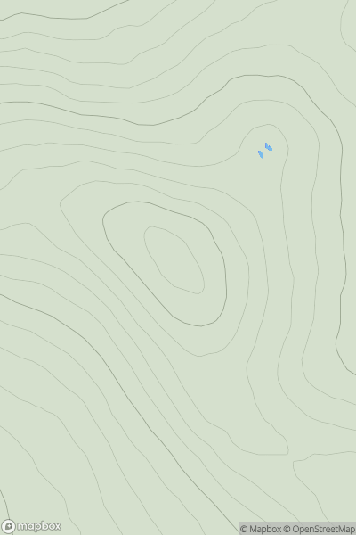 Thumbnail image for Carn na h-Easgainn showing contour plot for surrounding peak