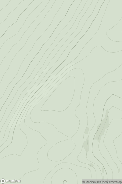 Thumbnail image for Carn na Ruighe Duibhe Far North Top showing contour plot for surrounding peak