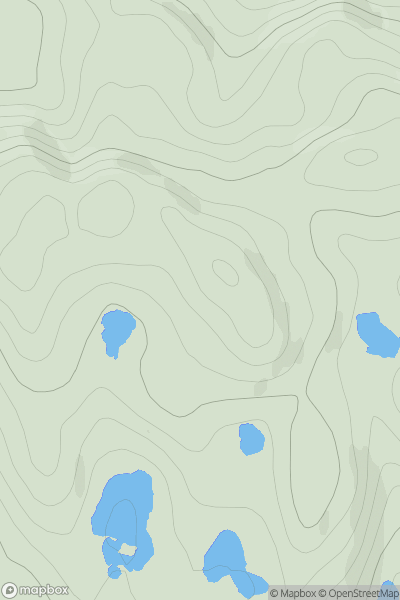 Thumbnail image for Carn Loch Liath showing contour plot for surrounding peak