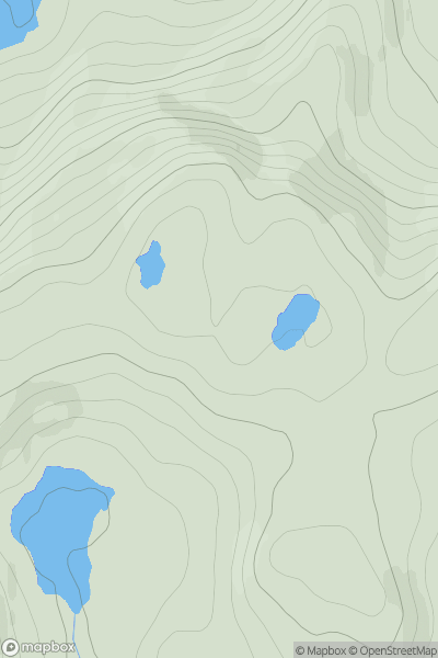 Thumbnail image for Carn na Fiacail showing contour plot for surrounding peak