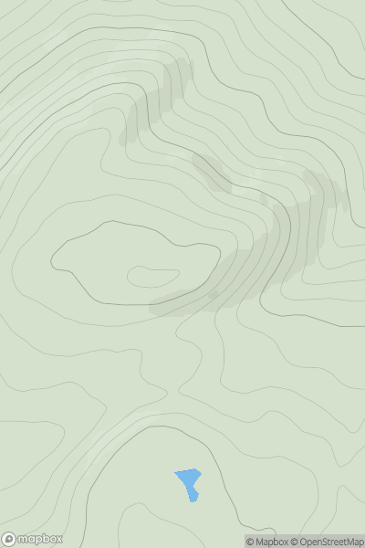 Thumbnail image for Clach-bheinn showing contour plot for surrounding peak