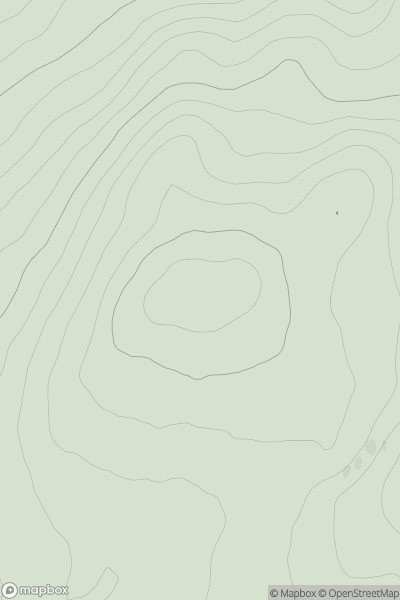 Thumbnail image for Leachd nan Saighead showing contour plot for surrounding peak