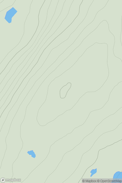 Thumbnail image for Leac nam Buidheag showing contour plot for surrounding peak
