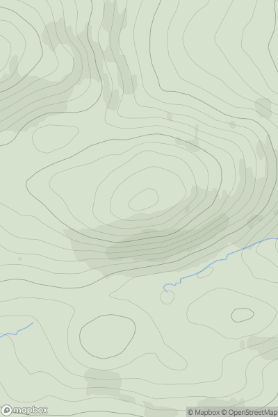 Thumbnail image for Carnis Mhor showing contour plot for surrounding peak
