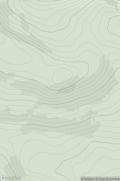 Thumbnail image for Meall a' Bhogair Beag East Top showing contour plot for surrounding peak