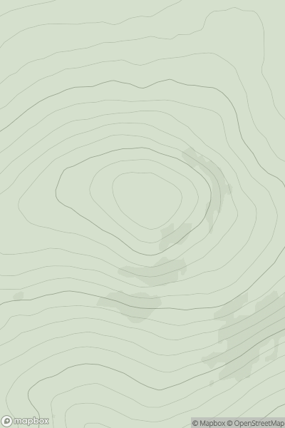 Thumbnail image for Carn na Gearrsaich showing contour plot for surrounding peak