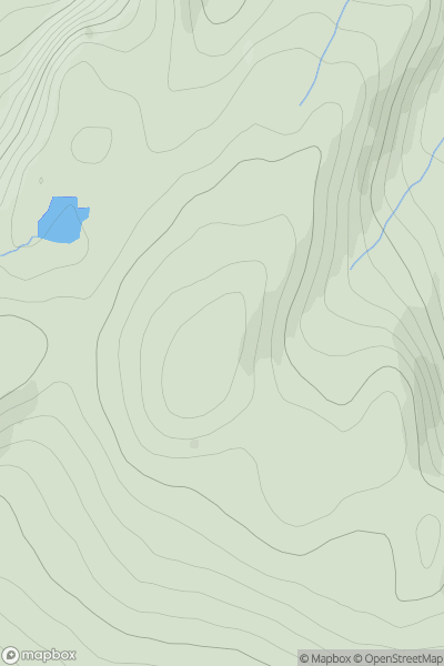 Thumbnail image for Stac na Cathaig showing contour plot for surrounding peak