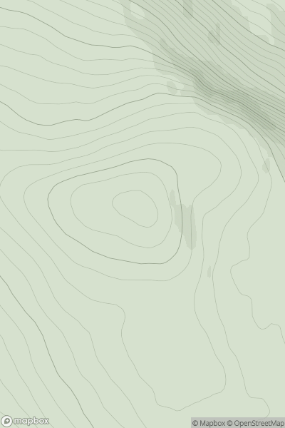 Thumbnail image for Cnap na Feola showing contour plot for surrounding peak