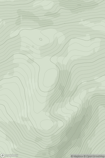 Thumbnail image for Garbh-charn South Top showing contour plot for surrounding peak